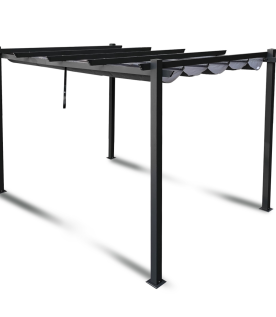 Altana Ogrodowa Aluminiowa Pawilon 300 x 300 cm Gazebo 112