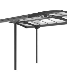 Wiata Garażowa Carport Corciano 518 x 305 cm Aluminium poliwęglan